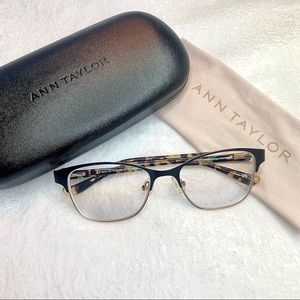 Ann Taylor Women’s Eyeglasses Small Black Gold New Clearance